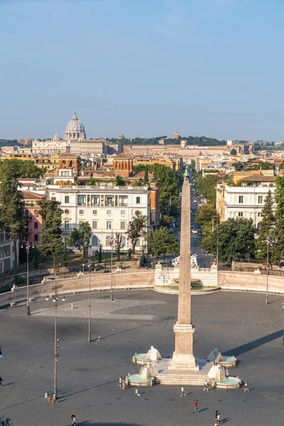 Piazza Del Popolo Roma — Foto Stock