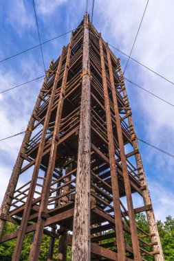 Polana, Slovakya 'da gözcü ahşap kulesi