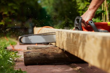 Elektrikli testere tahta kiriş, tahta testeresi