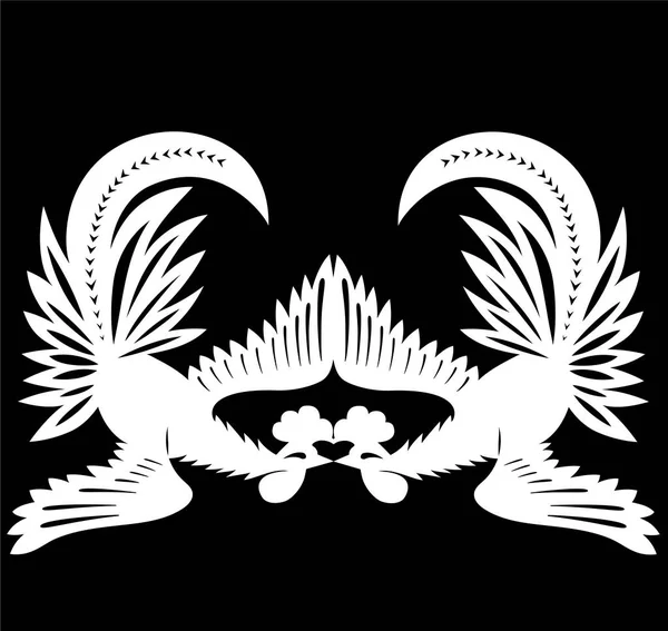 Dekoratif resim horozu