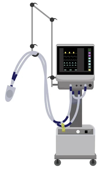 人工呼吸装置 — 图库矢量图片