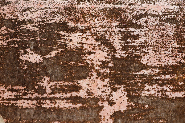 Old metal iron rust texture. Background texture of rusted steel