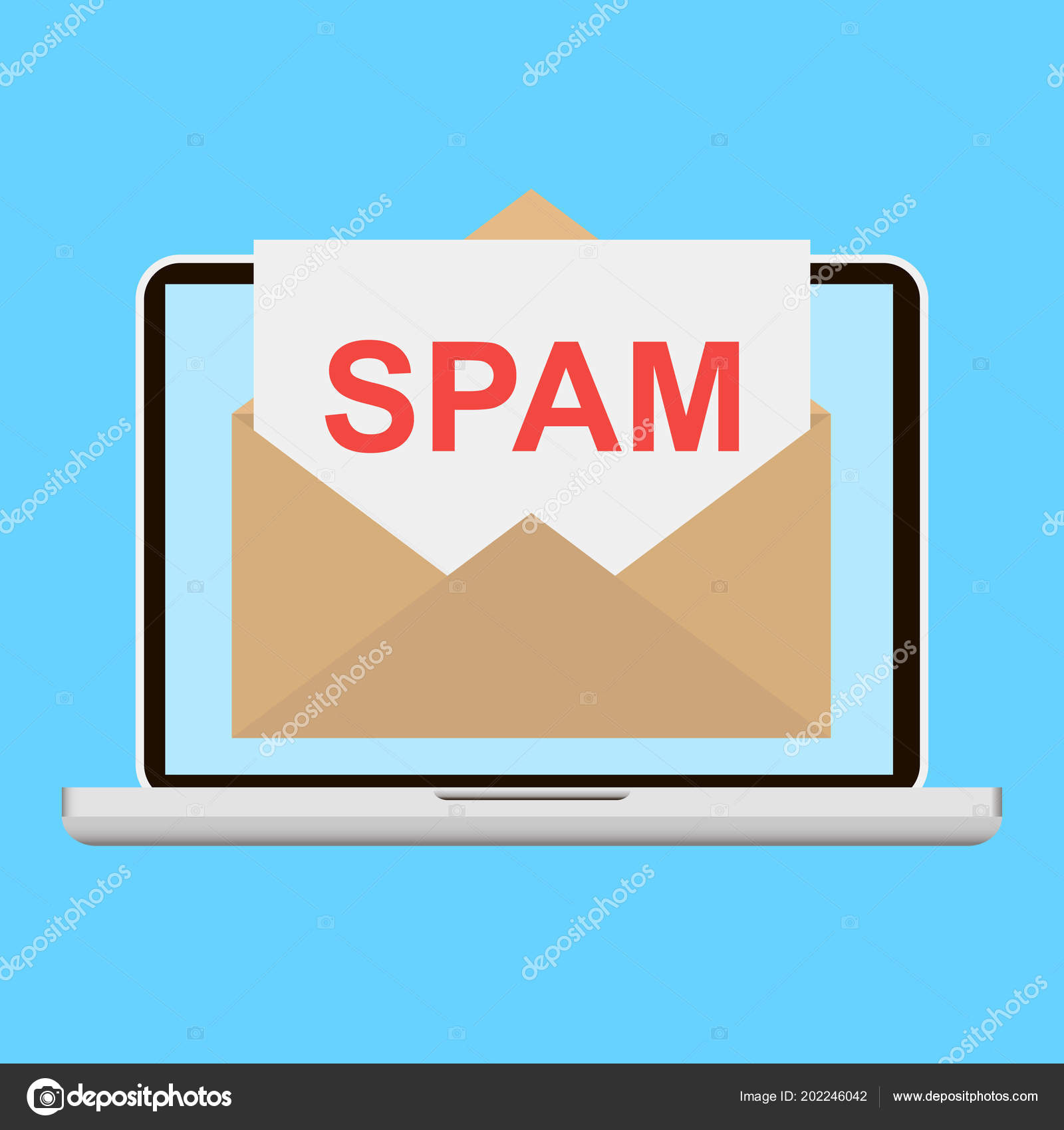 janela aviso mail spam