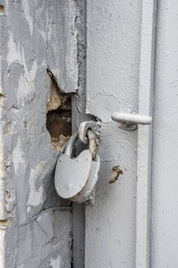 Closeup kapı kilidi ile
