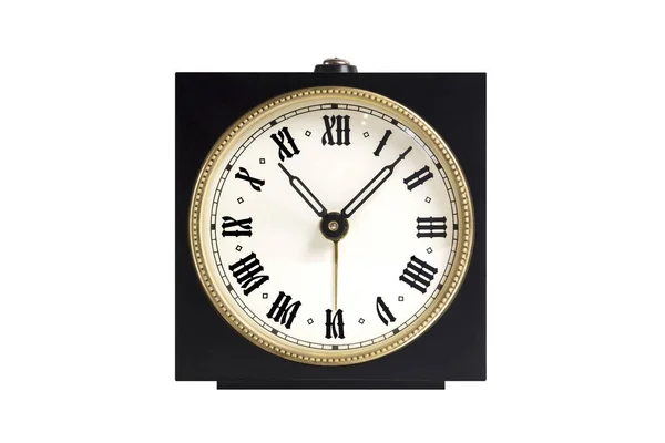 Clock White Background — Stock Photo, Image