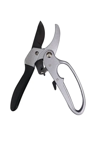 Garden Secateurs Isolated White Background Pruning Shears Isolated White — Stock Photo, Image