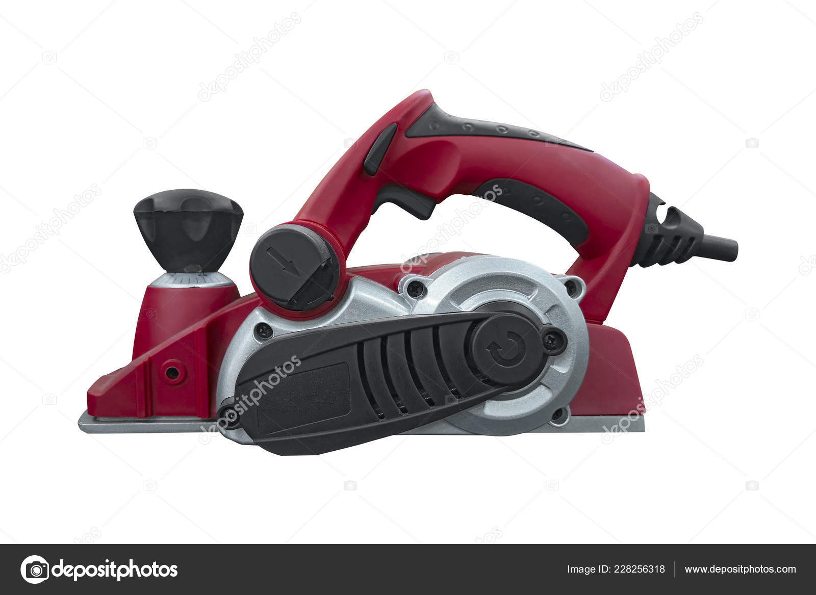 Powerful Electric Planer White Background Modern Powerful Electric