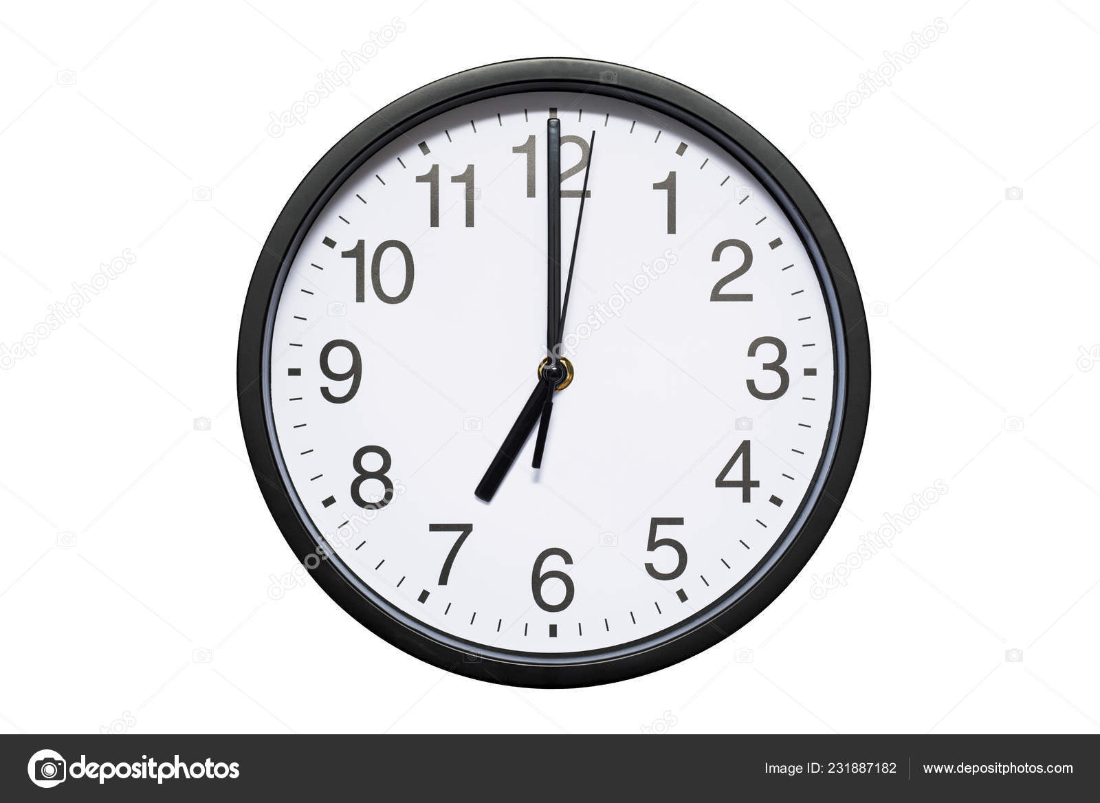 De Agujas Reloj Hora En Punto Agujas Reloj AnalÃ³gico Dibujo Una