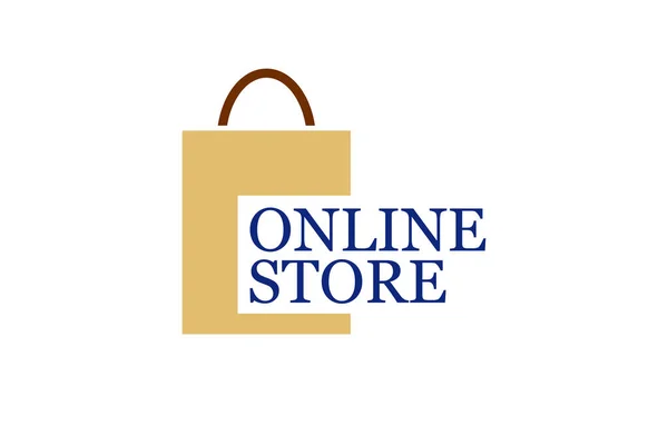 Online Shop Online Shop Logo Shopping Logo Logotype Für Unternehmen — Stockvektor