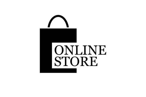 Online Shop Online Shop Logo Shopping Logo Logotype Für Unternehmen — Stockvektor