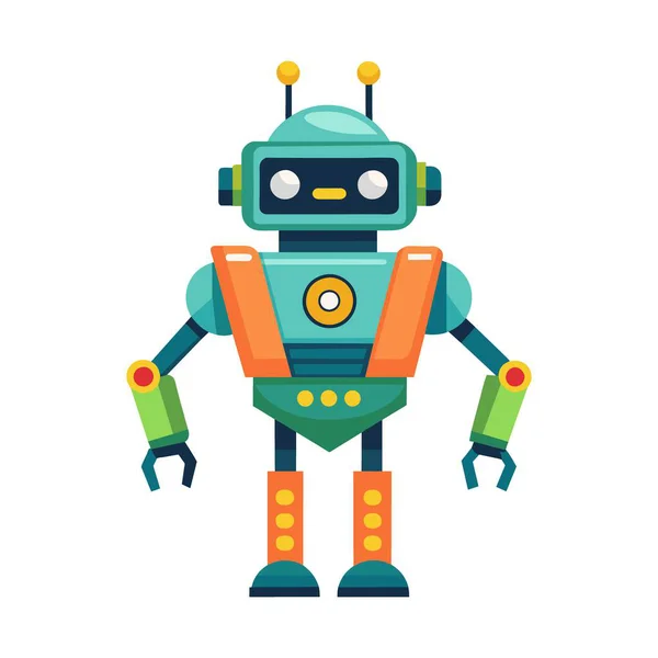 Robot simgesi, karikatür tarzı