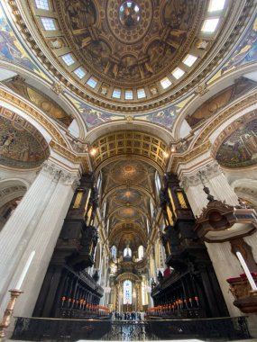 St Paul Katedrali Londra - kapalı alan.
