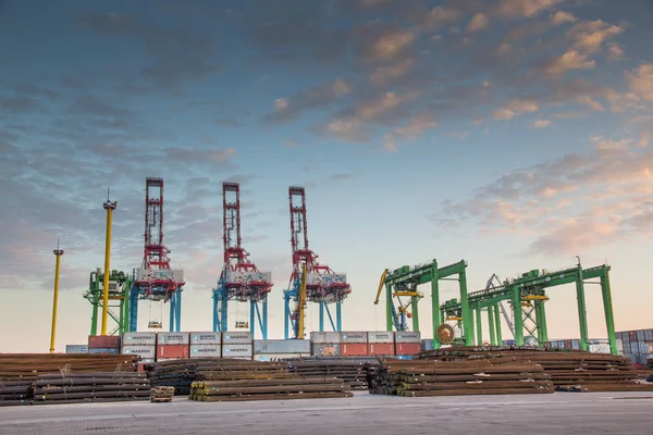 Container General Cargo Sea Terminal — Stockfoto