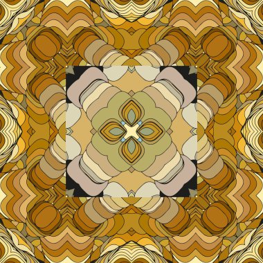 Süs arka plan. Yuvarlak model. Vektör sanat