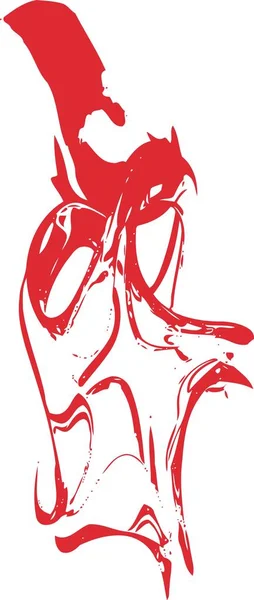 Абстрактный Прозрачный Фон Рисунком Мазков Кисти Оформления Обоев Плакатов Иллюстраций — стоковый вектор