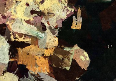 Soyut psychedelic grunge arka plan grafik stilizasyon dokulu tuval üzerine kaotik bulanık konturlar ve boya konturları.