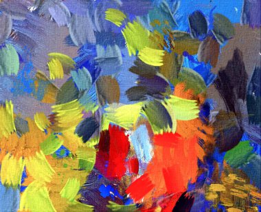 Soyut psychedelic grunge arka plan grafik stilizasyon dokulu tuval üzerine kaotik bulanık konturlar ve boya konturları.