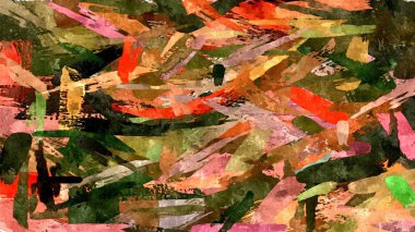 Soyut psychedelic fraktal arka plan boya ve leke suluboya stilizasyon fırça darbeleri bulanık dokular.