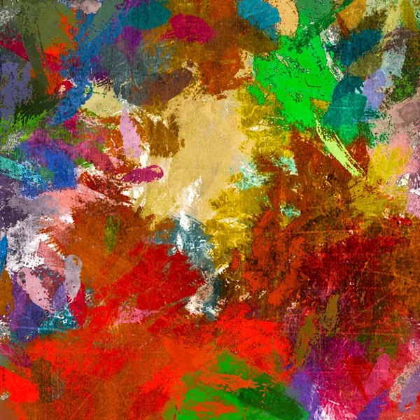 abstract psychedelic grunge background graphic stylization on a textured canvas of chaotic blurry strokes and strokes of paint.