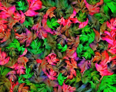 abstract computer stylized decorative vintage texture, background pattern of large strokes of paint, computer graphics colorful flower decor Design for tapestry, wallpaper, computer. clipart