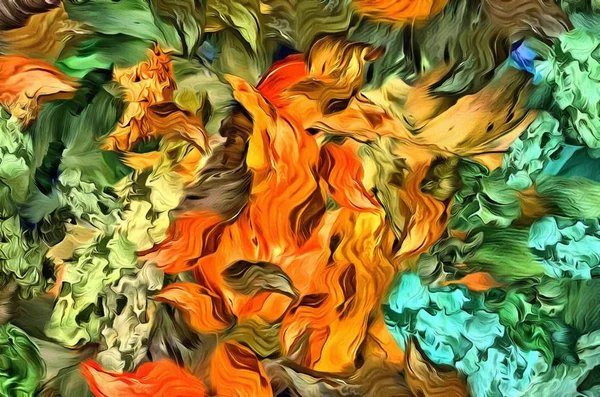 Αφηρημένο Χρωματιστό Ψυχεδελικό Grunge Φόντο Υφή Χαοτικά Θολή Κηλίδες Και — Φωτογραφία Αρχείου