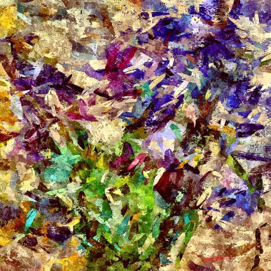 psychedelic arka plan rengi kaotik fırça darbeleri farklı fırça boyutları suluboya stilizasyon üzerinden.