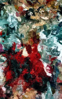 psychedelic arka plan rengi kaotik fırça darbeleri farklı fırça boyutları suluboya stilizasyon üzerinden.