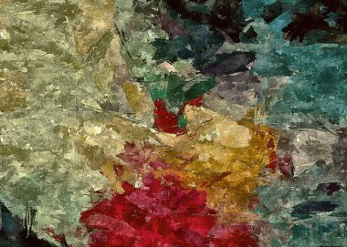 Soyut grunge arka plan rengi kaotik bulanık noktalar fırça darbeleri farklı boyutlarda