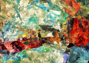 Soyut grunge arka plan rengi kaotik bulanık noktalar fırça darbeleri farklı boyutlarda