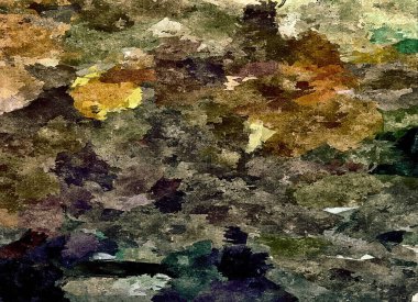 Soyut grunge arka plan rengi kaotik bulanık noktalar fırça darbeleri farklı boyutlarda