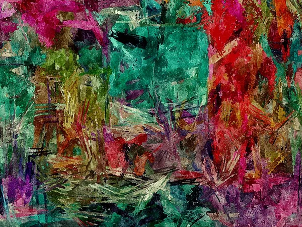 abstract background from color chaotic blurred spots brush strokes of different sizes