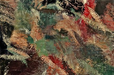 alt boya uygulanması dokulu arka plan psychedelic. Bilgisayar Stilizasyon boya petrol inmenin farklı şekil ve büyüklükte fırçaları ile