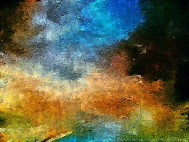 farklı boyutlarda renk kaotik bulanık noktalar fırça darbeleri soyut grunge arka plan