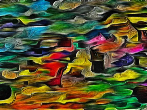 Abstrakte Grunge-Hintergrund aus Farbe chaotischen unscharfen Flecken Pinselstriche in verschiedenen Größen — Stockfoto