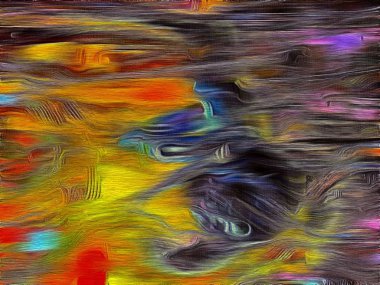 Soyut psychedelic arka plan, doku renk kalem stilizasyon tasarım.