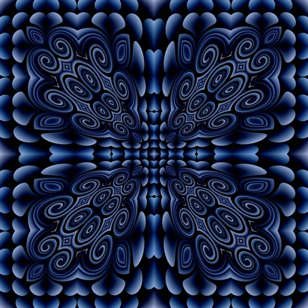 Безшовний растровий візерунок у східному стилі Квіткова психоделічна мозаїка Візерунок для шпалер, фонів, декору для гобеленів, килима — стокове фото