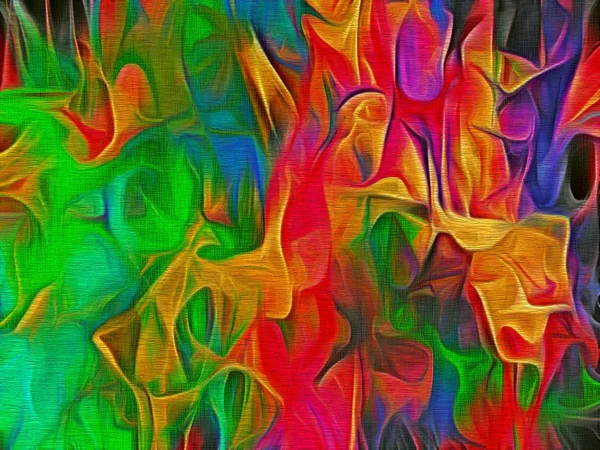 Abstract psychedelic background, texture color pencil stylization for design. — Stock Photo, Image
