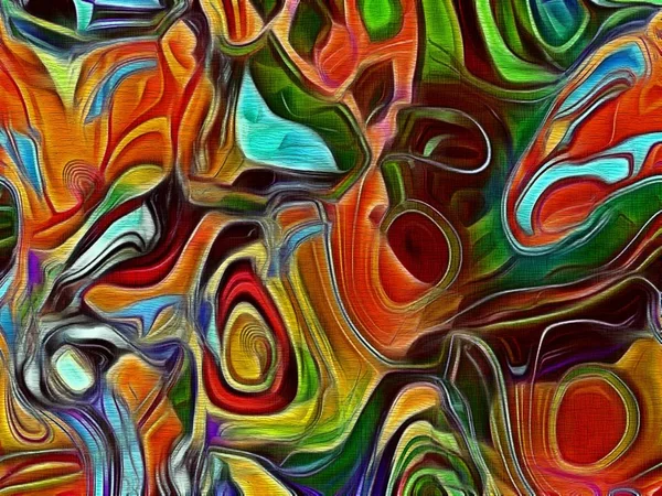 Абстрактный гранж фон из цветных хаотических размытых пятен мазков кисти разных размеров — стоковое фото