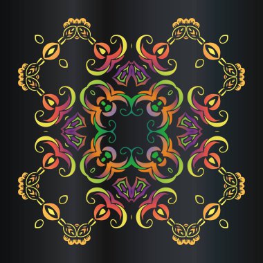 Duvar kağıtları, arka planlar ve sayfaları doldurmak için şık lüks dokular. Renkli kabile desenleri