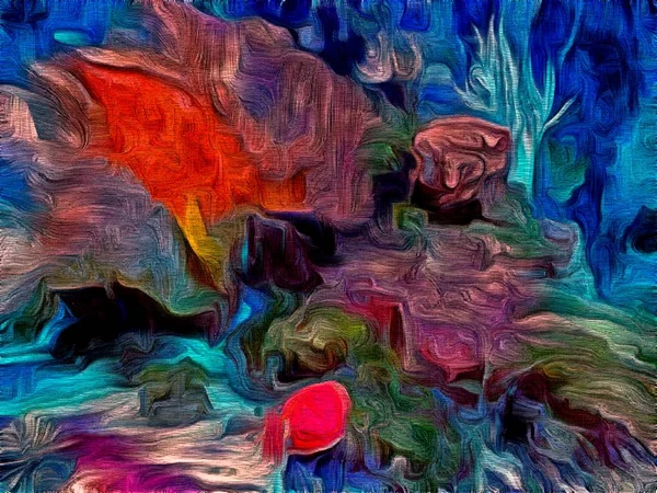 Абстрактный психоделический фон, цветовая стилизация текстур для дизайна — стоковое фото