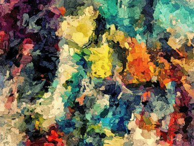 Soyut psychedelic arka plan, suluboya stilizasyon. Tasarım için doku