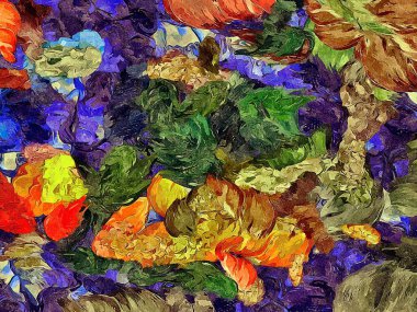 Soyut psychedelic arka plan, suluboya stilizasyon. Tasarım için doku