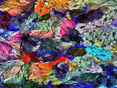 Soyut psychedelic arka plan, suluboya stilizasyon. Tasarım için doku