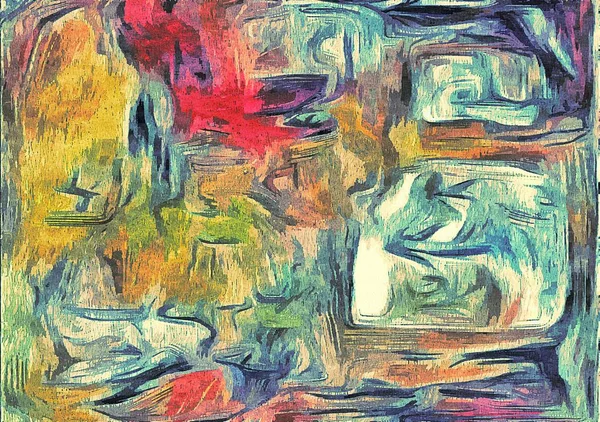 Abstrakter psychedelischer Hintergrund, Aquarellstilisierung. Textur für Design — Stockfoto