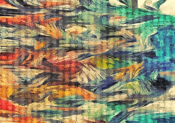 Abstracte psychedelische achtergrond, aquarel stilering. Textuur voor design — Stockfoto