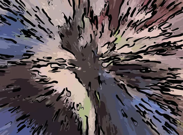 Абстрактний гранжевий фон з кольорових хаотичних розмитих плям пензлем різного розміру . — стоковий вектор