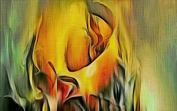 renk kalem stilizasyon ile soyut fraktal psychedelic şekil dokusu