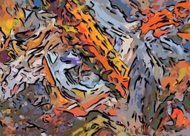 Soyut grunge arka plan rengi kaotik bulanık noktalar fırça darbeleri farklı boyutlarda.