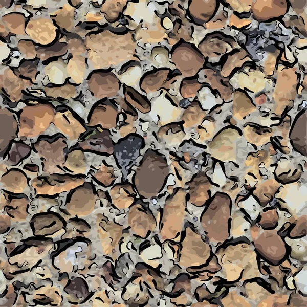 Abstrato grunge fundo de cor caótico manchas borradas pinceladas de diferentes tamanhos . — Vetor de Stock