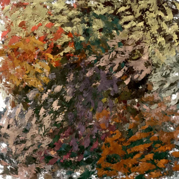 Fondo Psicodélico Abstracto Estilización Acuarela Pinceladas Caóticas Colores Diferentes Tamaños —  Fotos de Stock